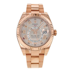 Rolex Sky-Dweller 326935 SRO 18K Everose Oro Reloj Automático Para Hombre