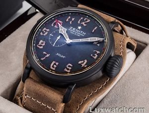ZENITH PILOTO MONTRE D'AERONEF TIPO 20 GMT 1903 TITANIUM 96.2431.693/21.C740