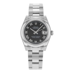 Rolex Datejust 178240 BKRJ Acciaio Inox Automatico Orologio Da Donna