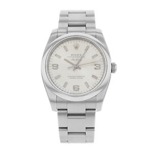 Rolex aire rey 114200 Acero Inoxidable Automático Reloj Hombre