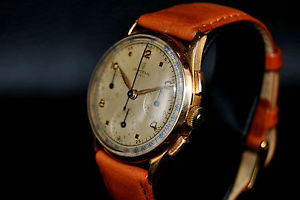 Vintage Universal Geneve chronograph compax solid gold 18kt cal.285