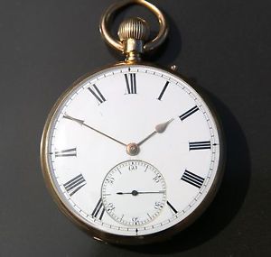 Antique 18ct Gold Heavy Pocket Watch Hallmarked London 1874 Gold Weight 45grams