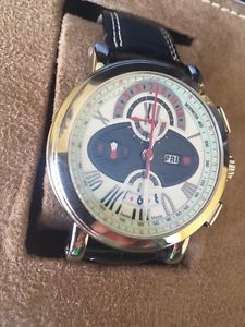 Mens Tourneau Gotham Avantgarde 45mm Swiss WristWatch Valjoux 18k Gold Rotor $6k