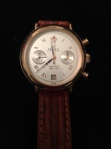 Poljot Chronograph Nicolas The Second 14Kt. Gold With Leather Band