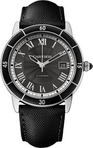 Cartier Redondo Croisiere WSRN0003 Acero Inoxidable Automático Reloj Hombre