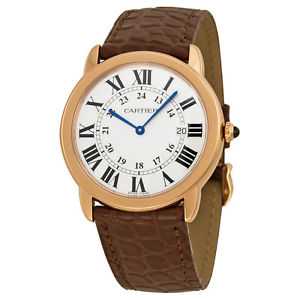 Cartier Ronde Solo W6701008 18k Rosa E Oro Orologio Quarzo Unisex