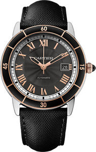 Cartier Ronde Croisiere W2RN0005 Acciaio e 18k Rosa E Oro