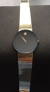 Vintage Movado Museum 14K Solid Yellow Gold 30mm Watch