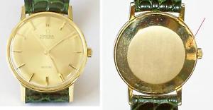 OMEGA 18K ORO GOLD Meister EDITION mov cal 552 RUBINI 24 JEWELS    GREAT !!!
