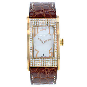 Jorg Hysek KI21R30 18K Yellow Gold Factory Diamond Quartz Ladies Watch
