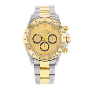 Rolex Daytona 16523 Acciaio & 18K Giallo Oro Automatico Orologio Da Uomo