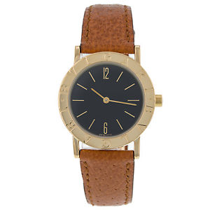 Bvlgari Klassische BB 30 GL 18K Gelbgold Schweizer Quarz Damenuhr