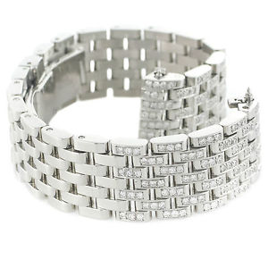 Michele Deco 18mm Personnalisé Diamant Montre Bracelet En Acier Inoxydable