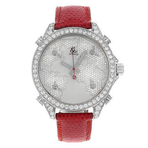 Jacob & Co. JC-M47SGY Quadrante Con Diamanti World Map Cinque Fuso Orario