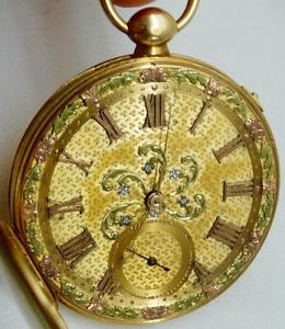 MUSEUM Vacheron 18k gold PROTOTYPE RUBY DUPLEX escapement watch.Chinese market