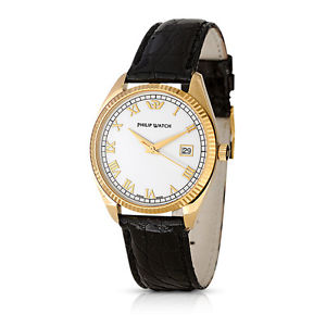 Orologio Philip Watch THUMBEL R8051300021 GOLD PELLE CROCO ORO 18 KT watch SWISS