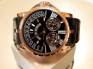 ROGER DUBIUS EXCALIBURE DOUBLE TOURBILLION REF. C-EX45.015N1.67A 18KT ROSE GOLD
