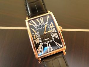 ROGER DUBUIS MUCH MORE SQUARE 18KT ROSE GOLD REF. M25  Automatic 100% Complete!