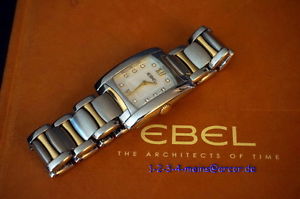 EBEL Brasilia Lady * Stahl/Gold/Perlmutt & 10 Diamanten * OVP & Papieren