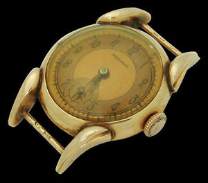 Vintage Estate Movado Circa 1940's 14k Rose Gold Model 9381 Watch 14.7g W58