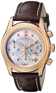 NIB Armand Nicolet Women's Automatic Chronograph 18k Solid Rose Gold Watch