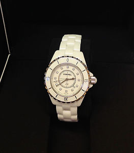 Chanel J12 H1628 33mm Ceramic Quartz - Box & Paperwork - 2 Year Warranty - 2016