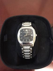 Authentic David Yurman Mens 35mm Thoroughbred Black Face Watch $3,800
