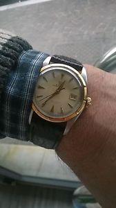 ROLEX OYSTER PERPETUAL " BUBBLE BACK OVETTONE" DATARIO ROSSO