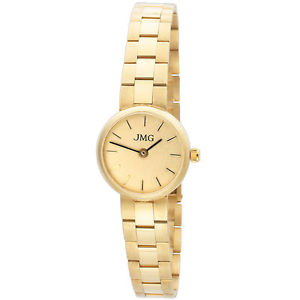 Damen-Armbanduhr Quarz Analog 585 Gold Gelbgold Mineralglas Goldbanduhr A31468