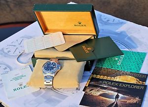 ROLEX OYSTER PERPETUAL DATE EXPLORER II 1998 come nuovo con box e documenti