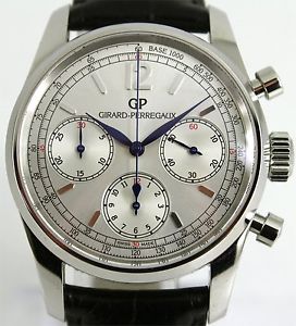 FANTASTIC GIRARD PERREGAUX CHRONOGRAPH AUTOMATIC TRICOMPAX 49480 BOX PAPERS NEW!