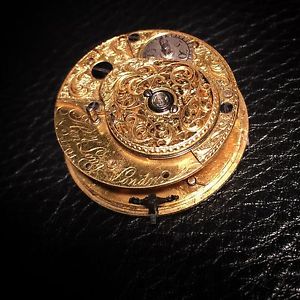 Watch Mechanism - Henry Long No.1701 From 1780s - Very Old
