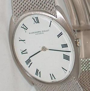 Audemars Piguet Heavy Solid 18K White Gold Dress Watch For Men - Amazing Watch
