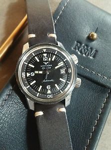 Vintage Wittnauer Geneve Super Compressor Dive Watch *Rare Original Bracelet*