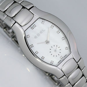 EBEL BELUGA TONNEAU PERLMUTT 13 DIAMANTEN NEU UVP -40% UHR Ref. 1215288