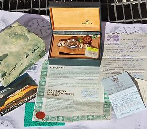 ROLEX OYSTER PERPETUAL DATE ref. 15000 del 1989 come nuovo con box e documenti