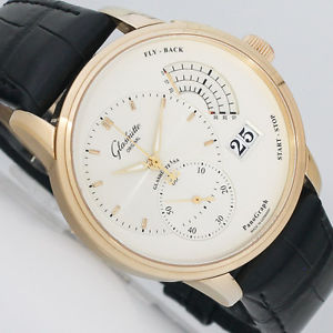 10 2015 GLASHÜTTE ORIGINAL PANOGRAPH FLYBACK CHRONOGRAPH GOLD  1-61-03-25-15-04