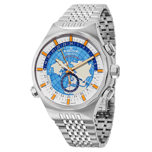 Edox Geoscope Men's Automatic Watch 07002-3-C1