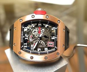 RICHARD MILLE RM030 ROSE GOLD SPECIAL LIMITED EDITION RED CROWN 100% Complete!