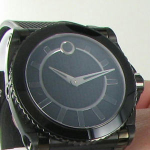 Movado 0606363 Master M03 Automatic Black Rubber Strap 44mm  Watch New $3495