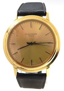 Patek Phillippe 3569 18k Yellow Gold Sweep Second Hand Watch w/Original Box