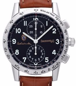 EBERHARD & CO. TAZIO NUVOLARI WATCH  GRANDE TAILLE 31038.5 / AUTHORIZED RETAILER