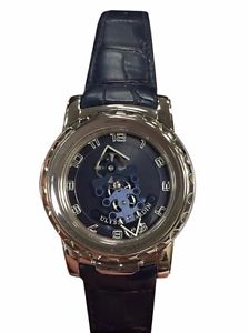 Men's Ulysse Nardin Freak Blue Phantom 020-81 18k White Gold Manual Wind Watch