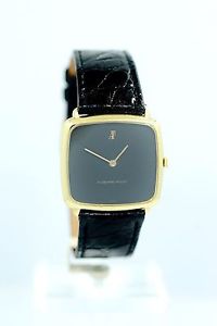 Audemars Piguet Vintage Manual Wind 18KY AM Crocodile Black Strap