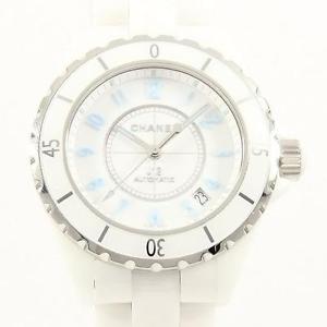 Authentic CHANEL H3827 J12 38mm ceramic Blue Light LIMITED Automatic  #260-00...