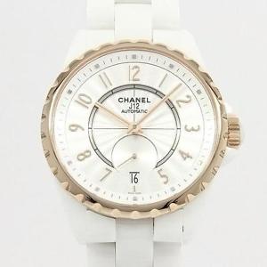 Authentic CHANEL H3839 J12-365 Beige Gold Combi Automatic  #260-000-620-5409