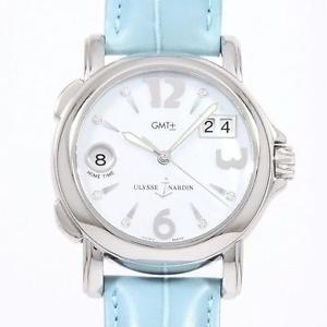 Authentic Ulysse Nardin  223-22 693 San Marco GMT Lady Automatic  #650-500-00...