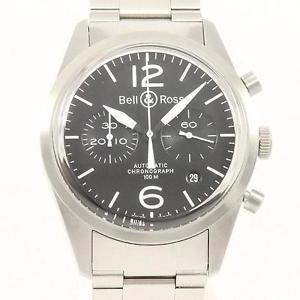 Authentic Bell & Ross V-BR126ORIG-B-M Vintage BR126 original Chrono  #260-000...