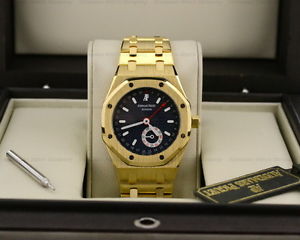 Audemars Piguet Royal Oak Annual Calendar Blue Dial 18K Yellow Gold