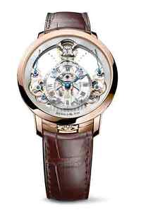 Arnold & Son Time Pyramid 18kt Rose Gold Skeleton Manual Wind 1TPAR.S01A.C124A